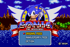 Sonic the Hedgehog - Genesis Title Screen